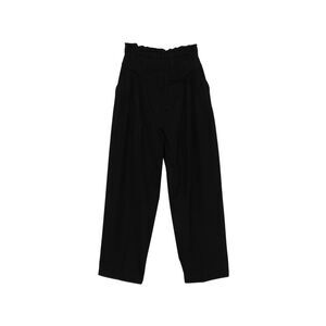 System Black Trousers - Straight Trousers Women